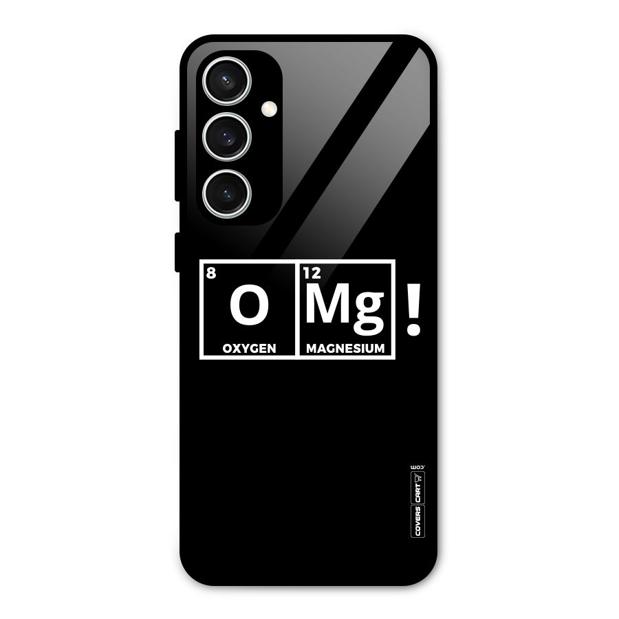 OMG Chemistry Pun Glass Back Case for Galaxy S23 FE