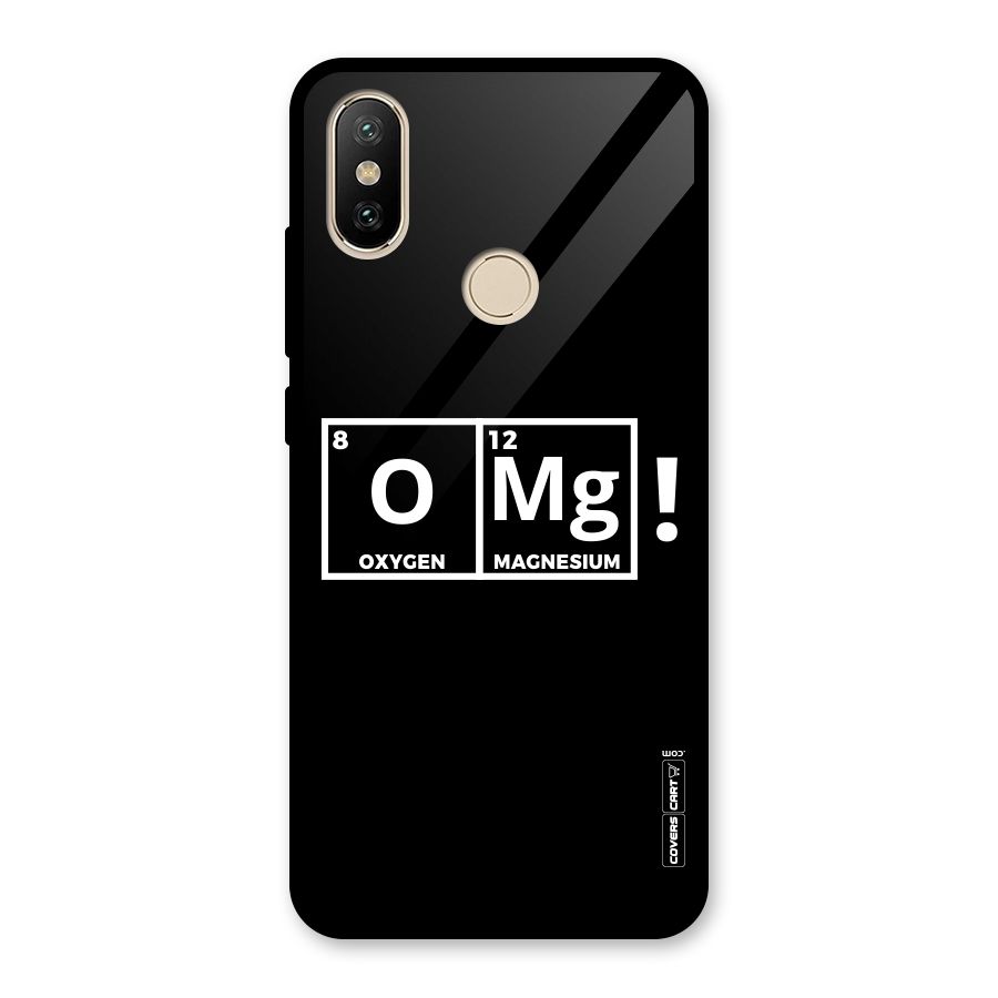 OMG Chemistry Pun Glass Back Case for Redmi A2