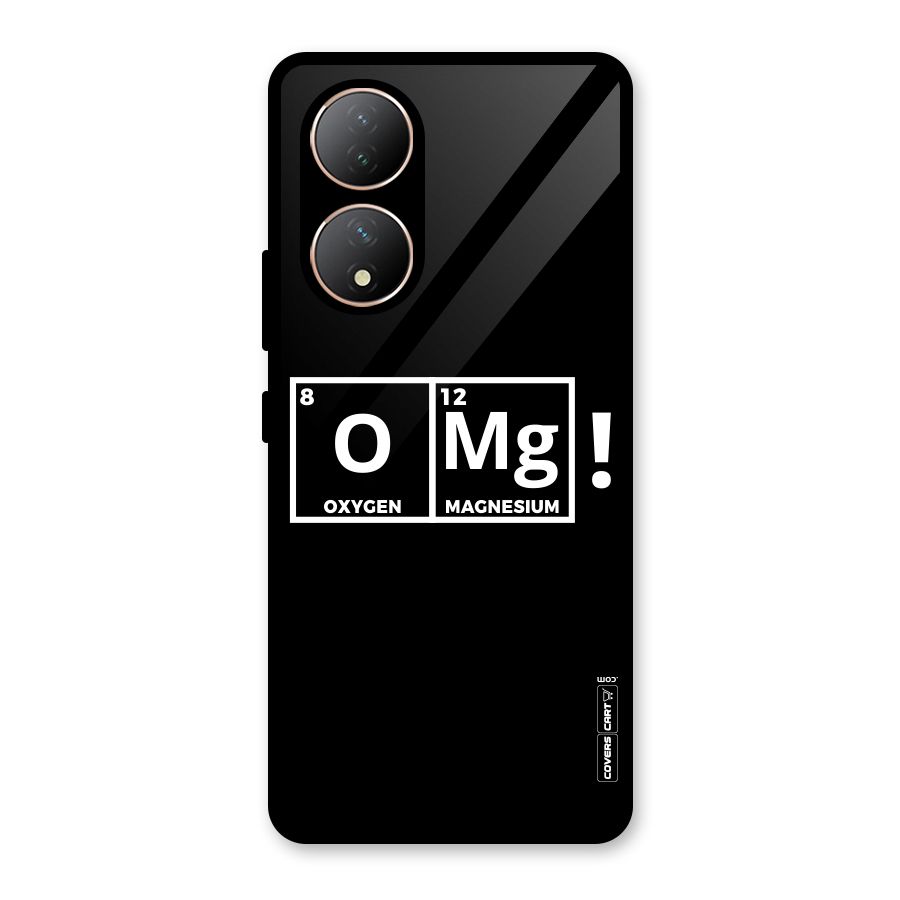 OMG Chemistry Pun Glass Back Case for Vivo Y100A