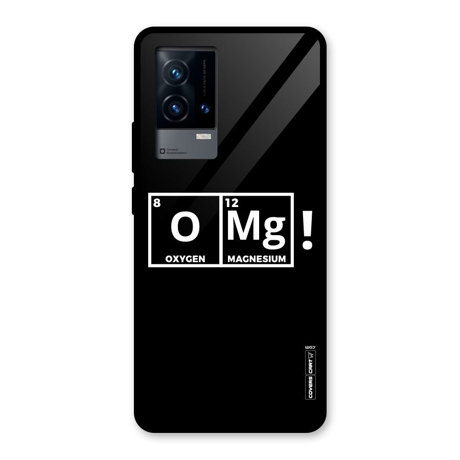 OMG Chemistry Pun Glass Back Case for iQOO 9 5G
