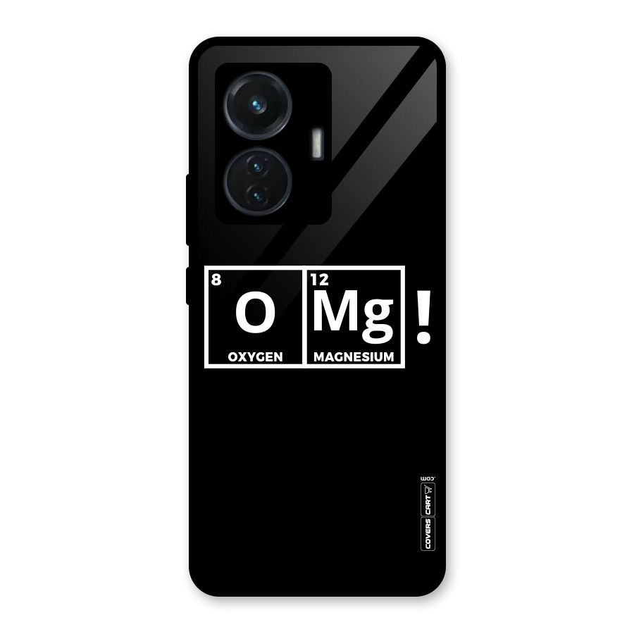 OMG Chemistry Pun Glass Back Case for iQOO Z6 44W