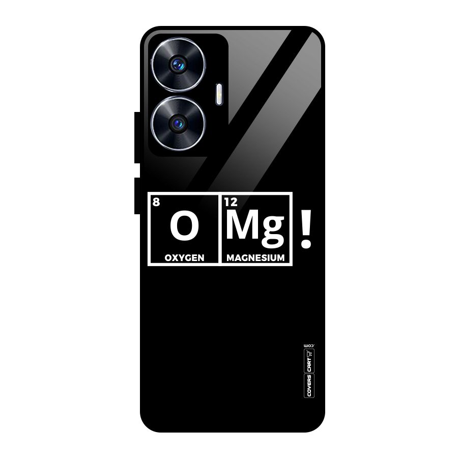 OMG Chemistry Pun Glass Back Case for realme C55