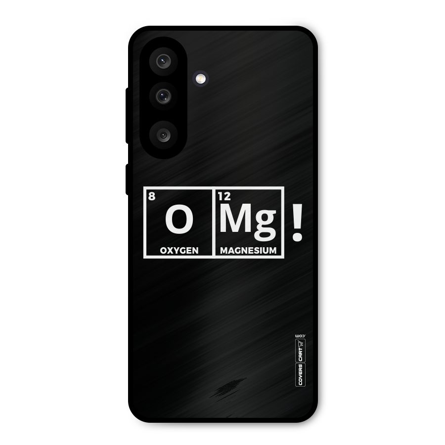 OMG Chemistry Pun Metal Back Case for Galaxy M56