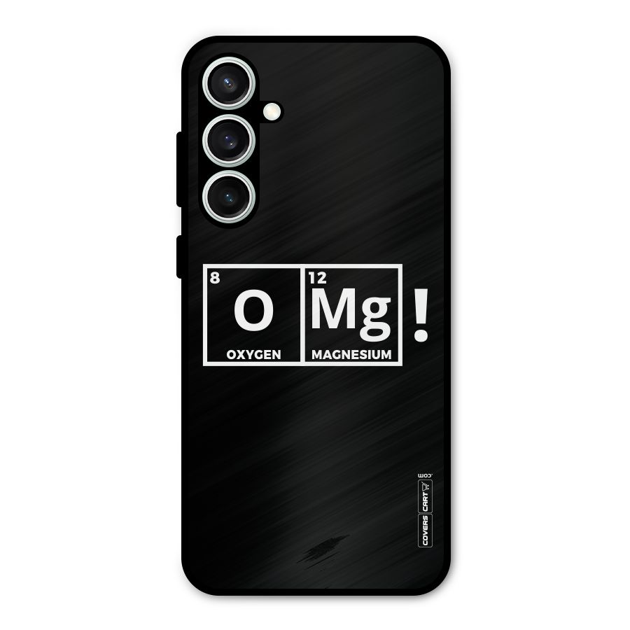 OMG Chemistry Pun Metal Back Case for Galaxy S23 FE
