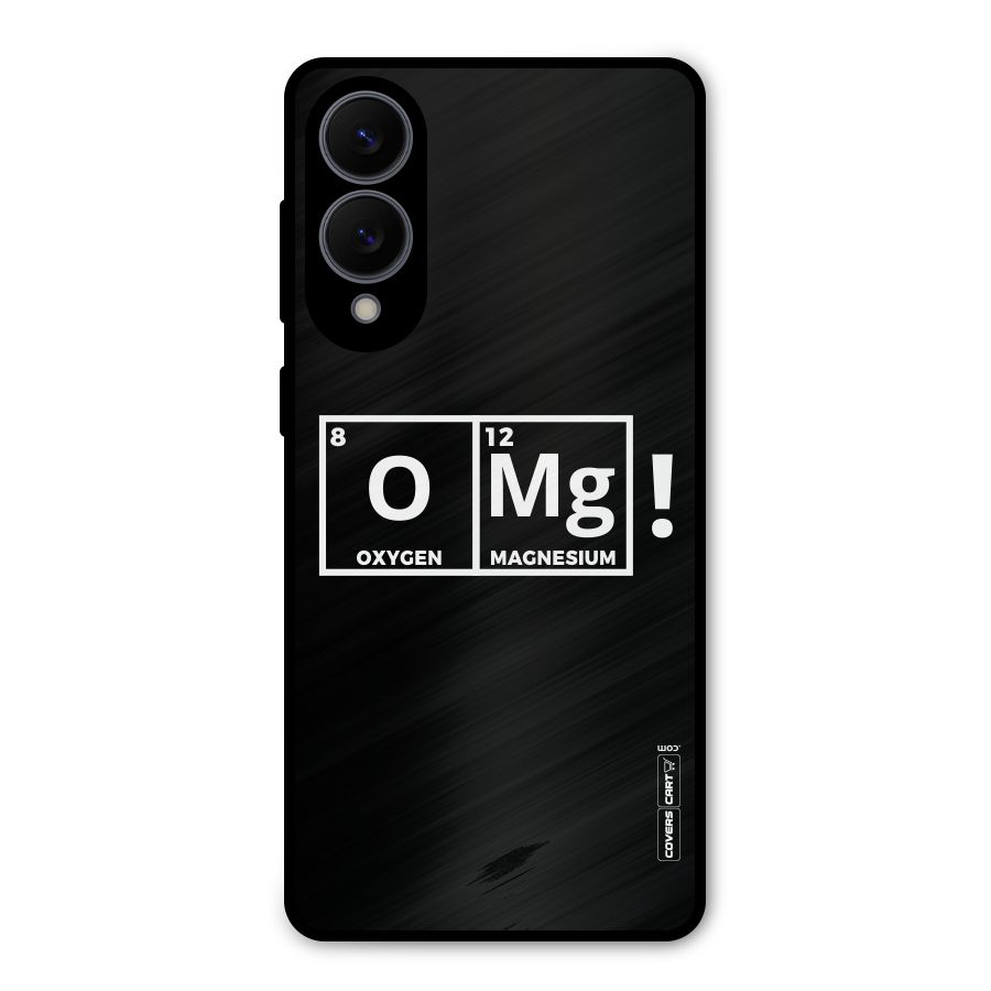 OMG Chemistry Pun Metal Back Case for Galaxy S25 Edge