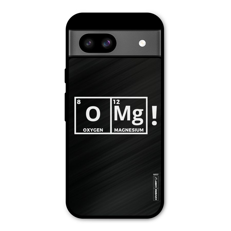 OMG Chemistry Pun Metal Back Case for Google Pixel 8a