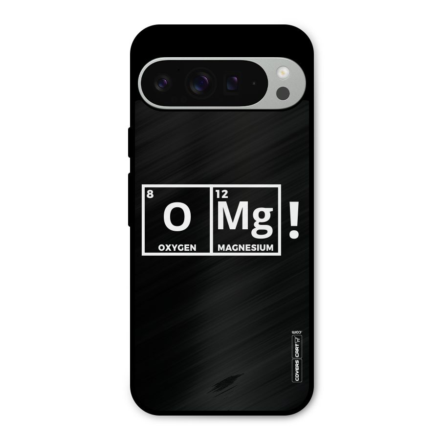 OMG Chemistry Pun Metal Back Case for Google Pixel 9 Pro XL