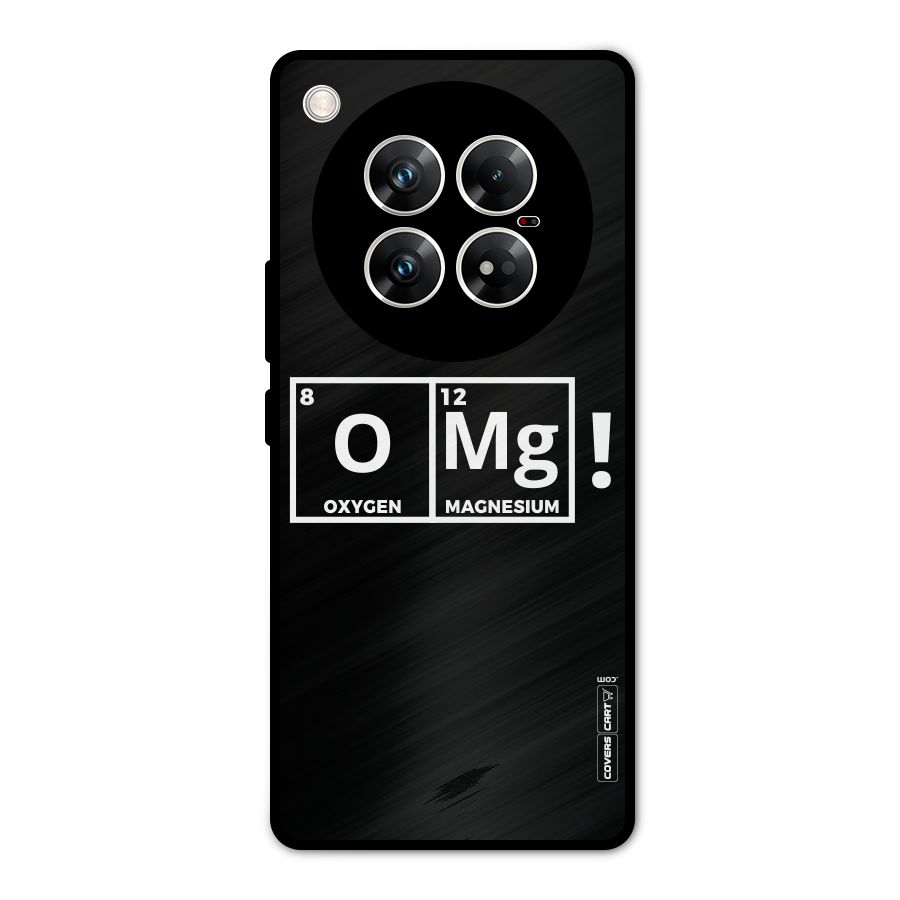 OMG Chemistry Pun Metal Back Case for Infinix Zero 40 5G
