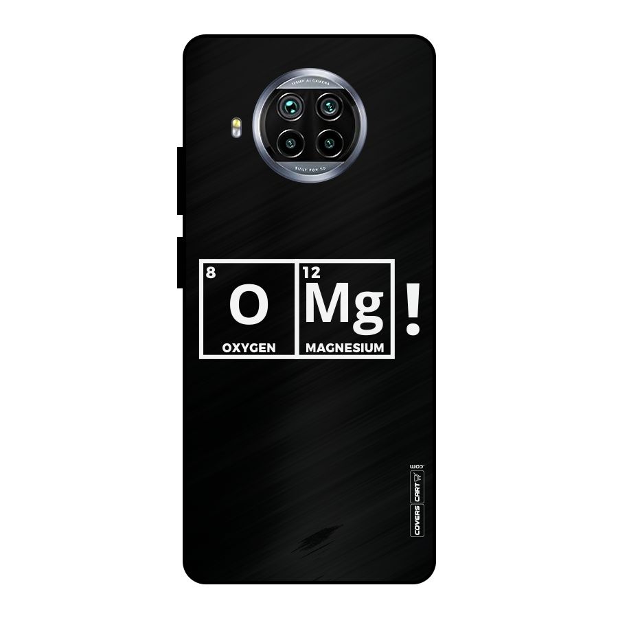 OMG Chemistry Pun Metal Back Case for Mi 10i