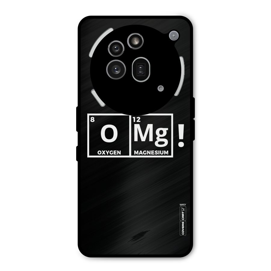 OMG Chemistry Pun Metal Back Case for Nothing Phone 3a Pro