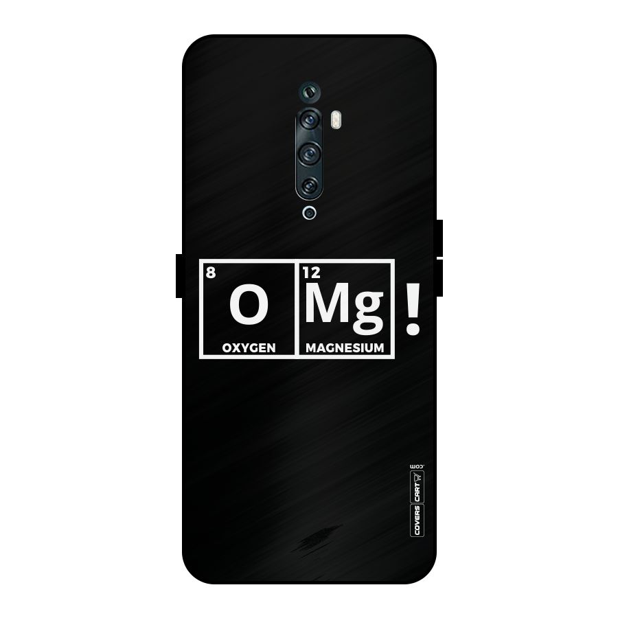 OMG Chemistry Pun Metal Back Case for Oppo Reno2 F