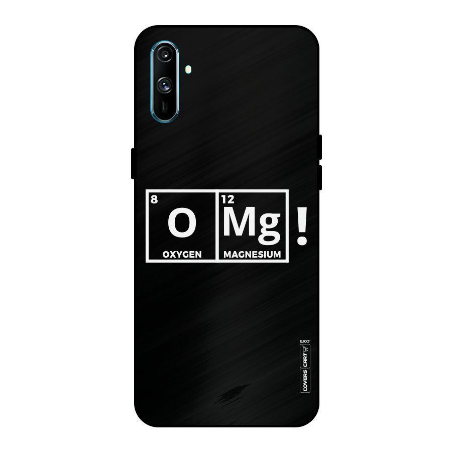 OMG Chemistry Pun Metal Back Case for Realme C3