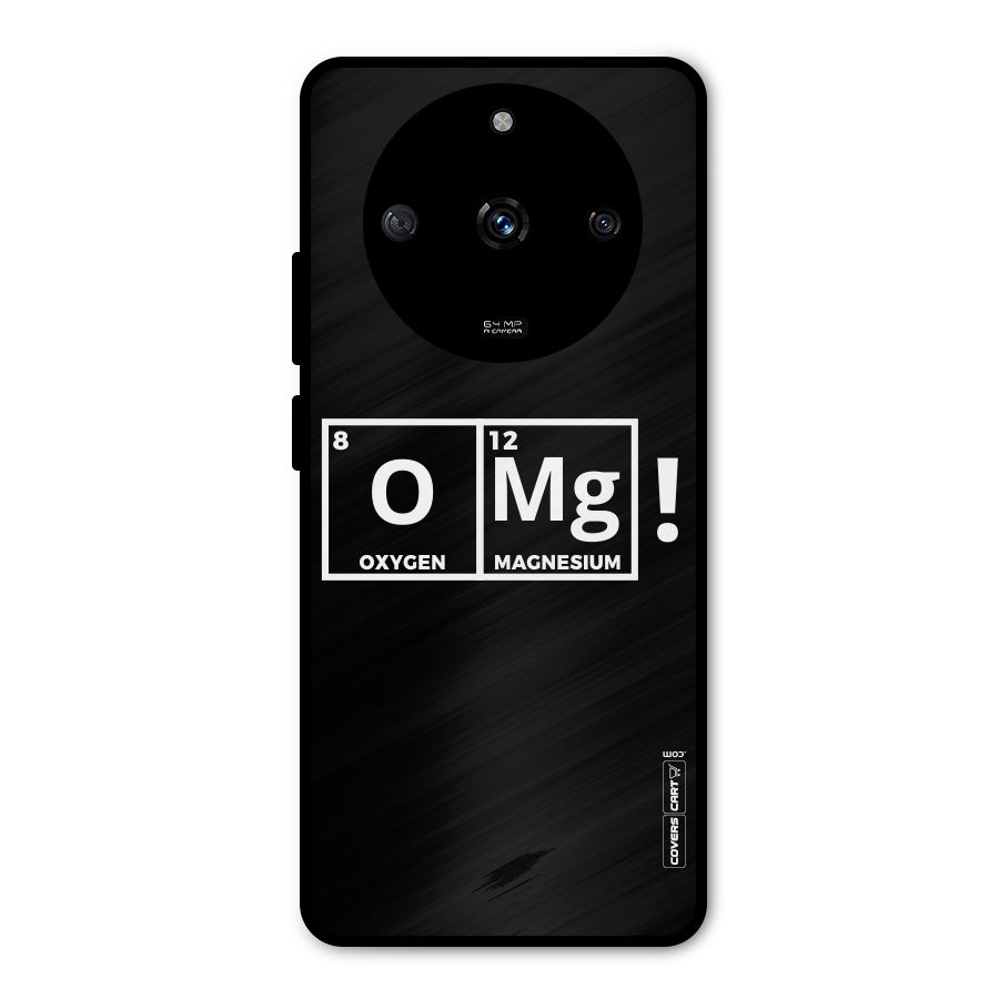 OMG Chemistry Pun Metal Back Case for Realme Narzo 60 5G