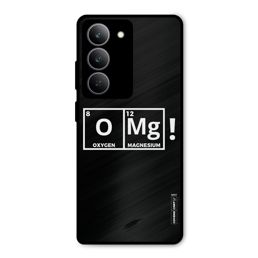 OMG Chemistry Pun Metal Back Case for Realme P3x