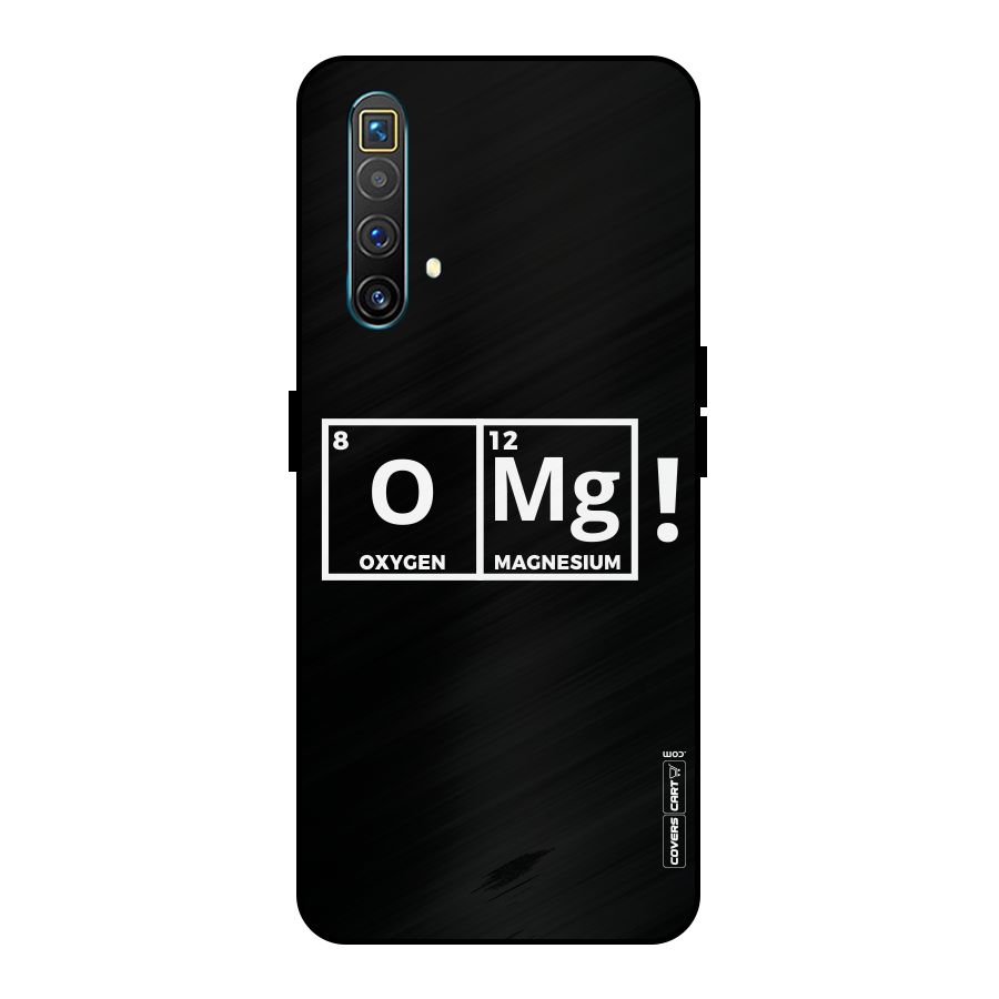 OMG Chemistry Pun Metal Back Case for Realme X3 SuperZoom