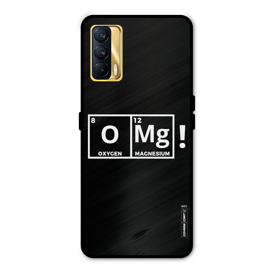 OMG Chemistry Pun Metal Back Case for Realme X7