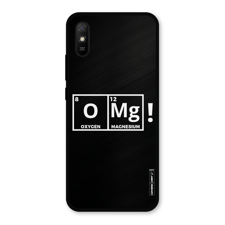 OMG Chemistry Pun Metal Back Case for Redmi 9i
