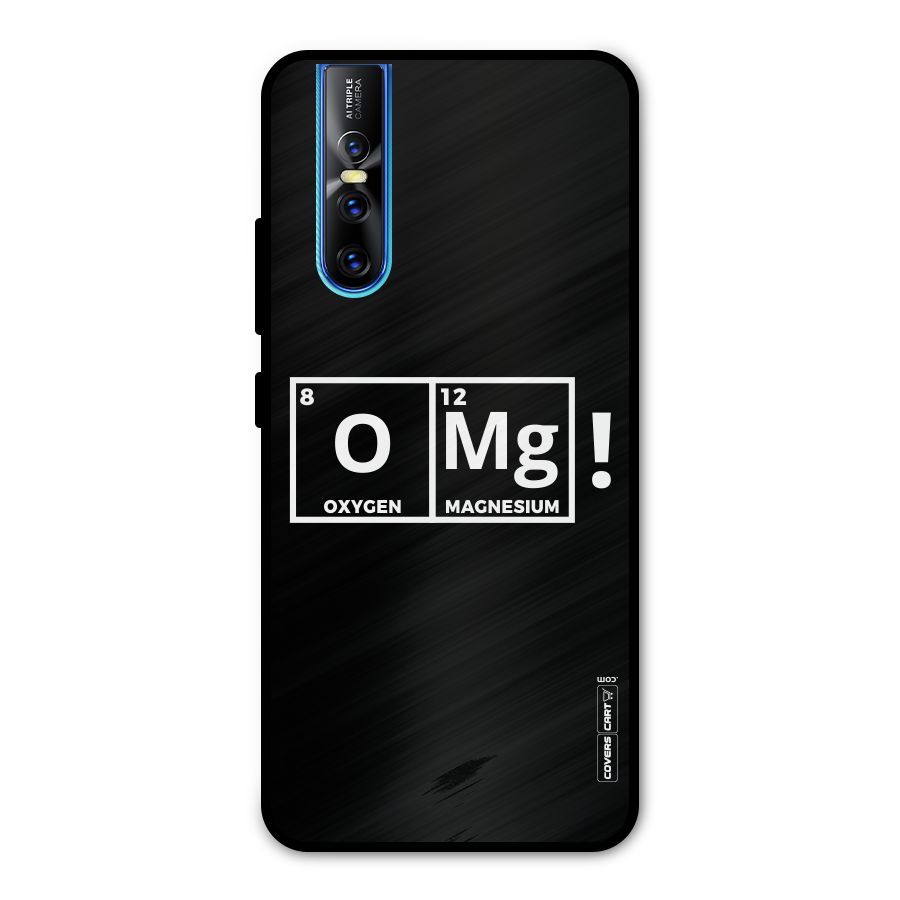 OMG Chemistry Pun Metal Back Case for Vivo V15 Pro