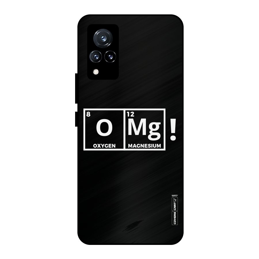 OMG Chemistry Pun Metal Back Case for Vivo V21 5G