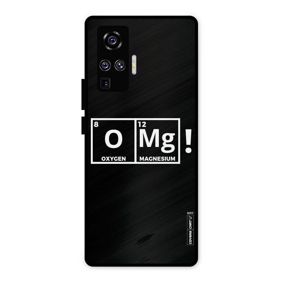 OMG Chemistry Pun Metal Back Case for Vivo X50 Pro
