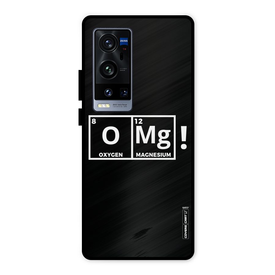 OMG Chemistry Pun Metal Back Case for Vivo X60 Pro Plus