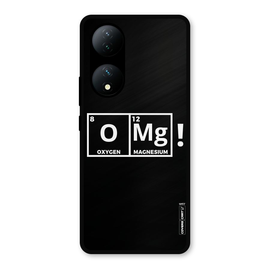 OMG Chemistry Pun Metal Back Case for Vivo Y100a