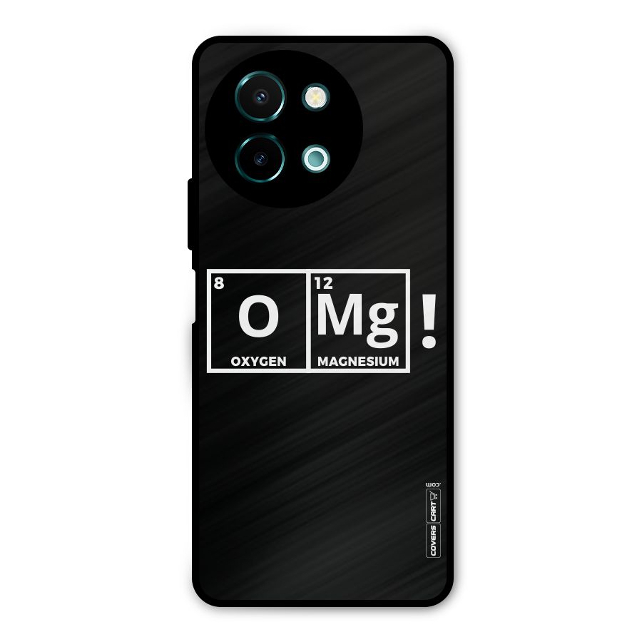 OMG Chemistry Pun Metal Back Case for Vivo Y58