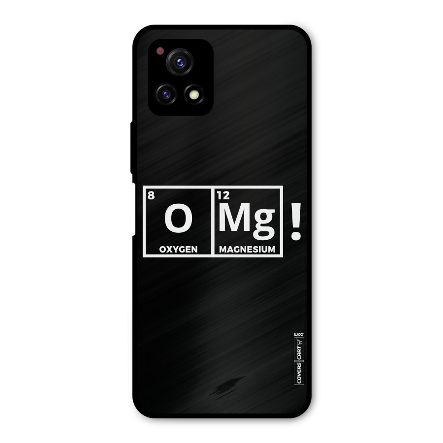 OMG Chemistry Pun Metal Back Case for Vivo Y72 5G
