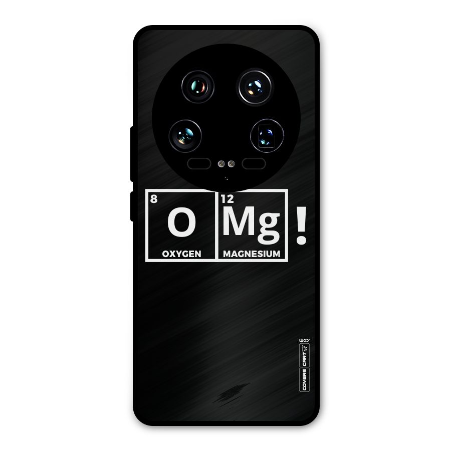 OMG Chemistry Pun Metal Back Case for Xiaomi 14 Ultra