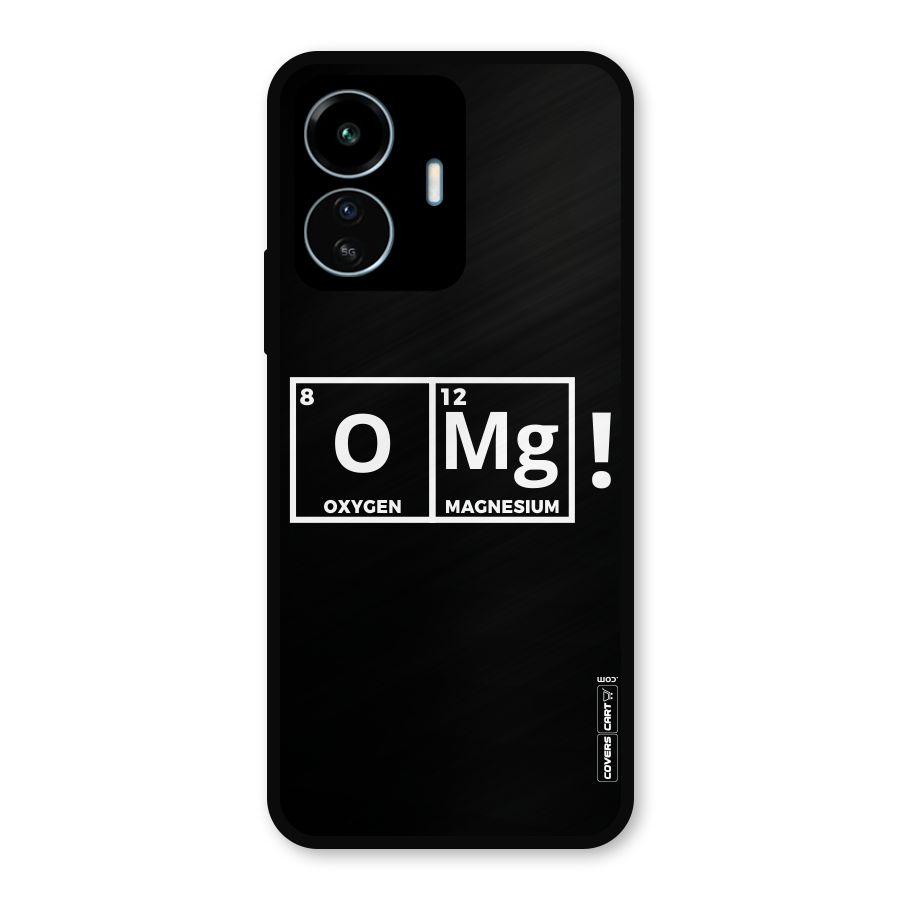 OMG Chemistry Pun Metal Back Case for vivo iQOO Z6 Lite 5G