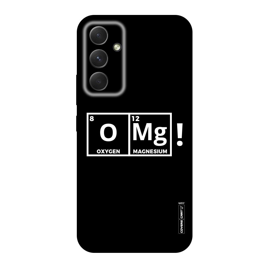 OMG Chemistry Pun Original Polycarbonate Back Case for Galaxy A54