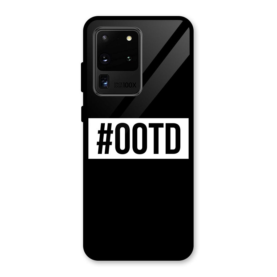 OOTD Glass Back Case for Galaxy S20 Ultra