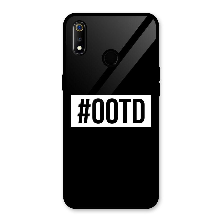 OOTD Glass Back Case for Realme 3
