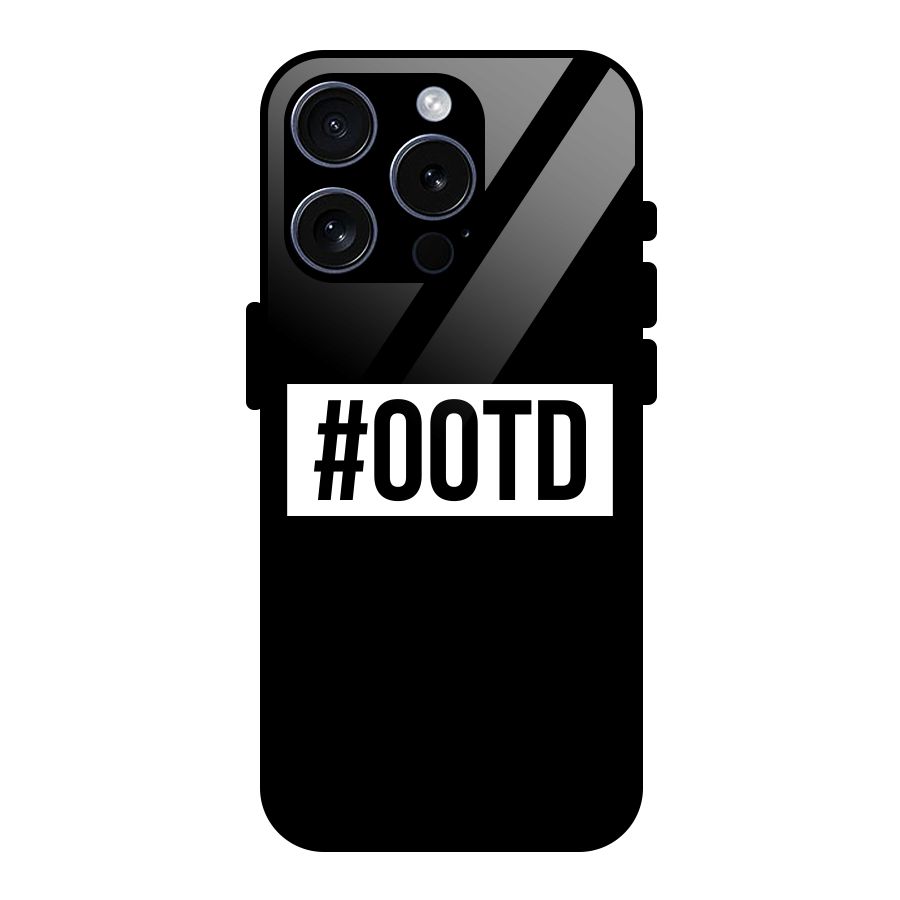 OOTD Glass Back Case for iPhone 15 Pro