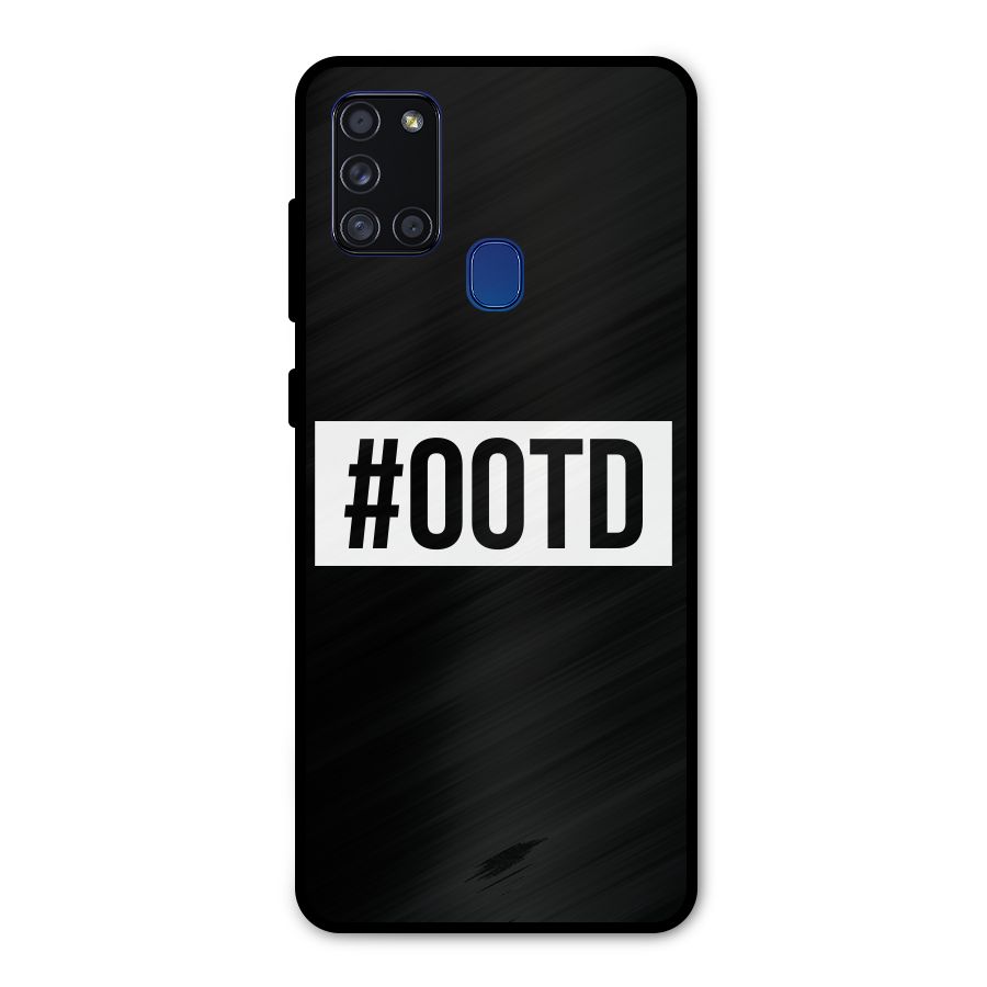 OOTD Metal Back Case for Galaxy A21s