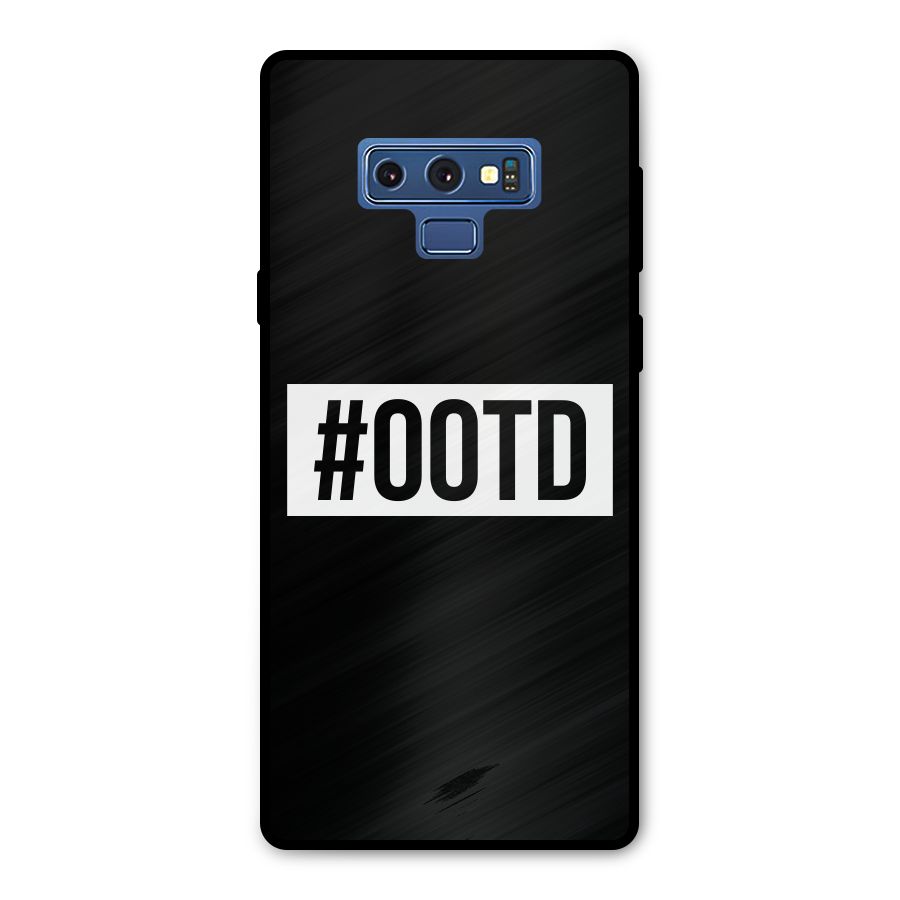 OOTD Metal Back Case for Galaxy Note 9