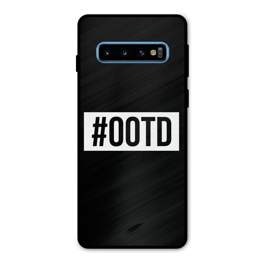 OOTD Metal Back Case for Galaxy S10