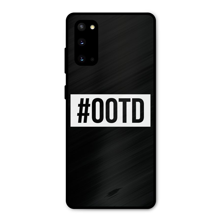 OOTD Metal Back Case for Galaxy S20
