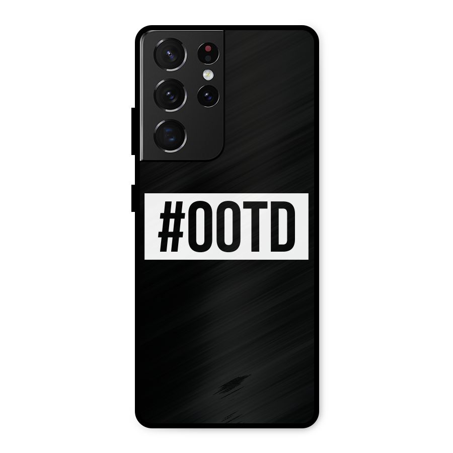 OOTD Metal Back Case for Galaxy S21 Ultra 5G