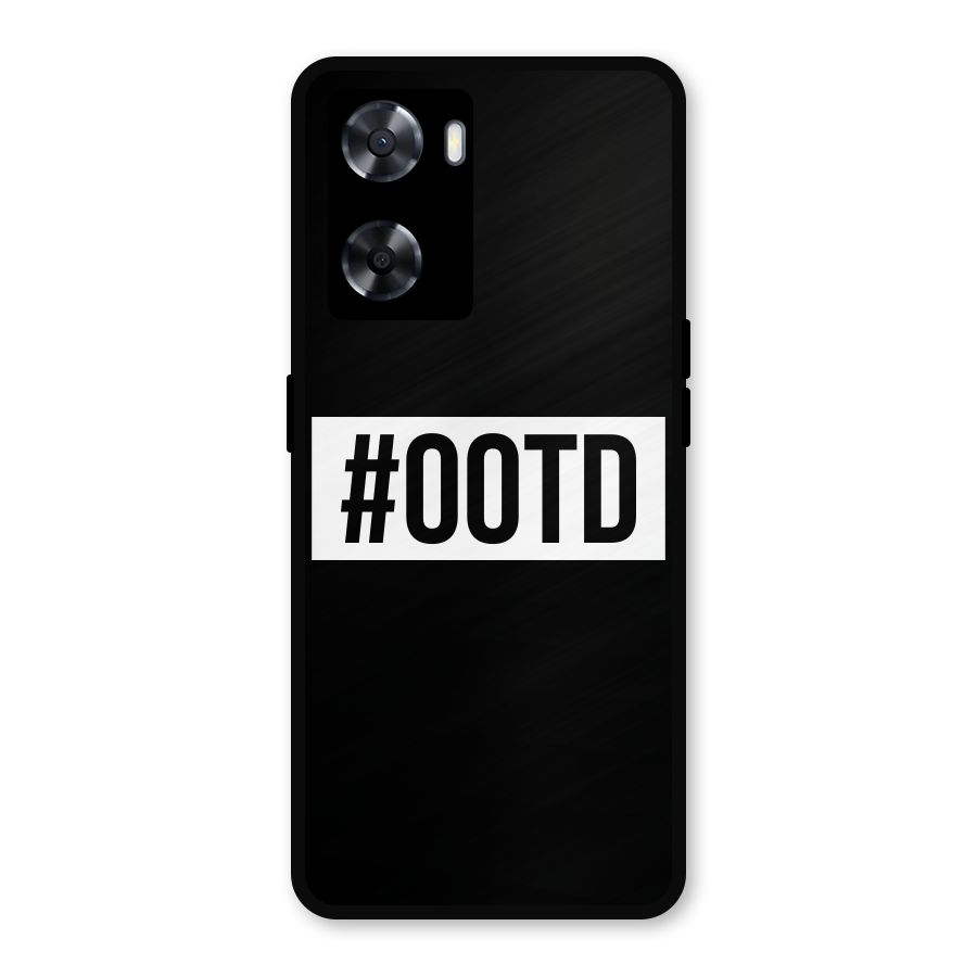 OOTD Metal Back Case for Oppo A77s
