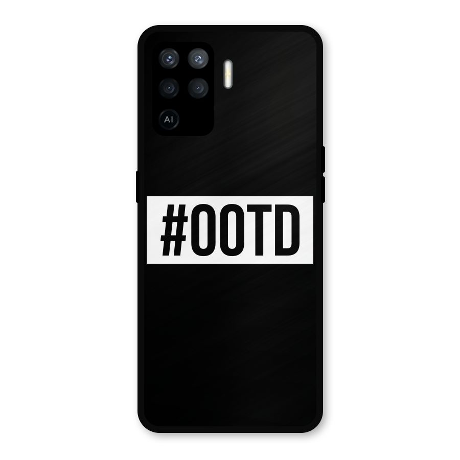 OOTD Metal Back Case for Oppo F19 Pro