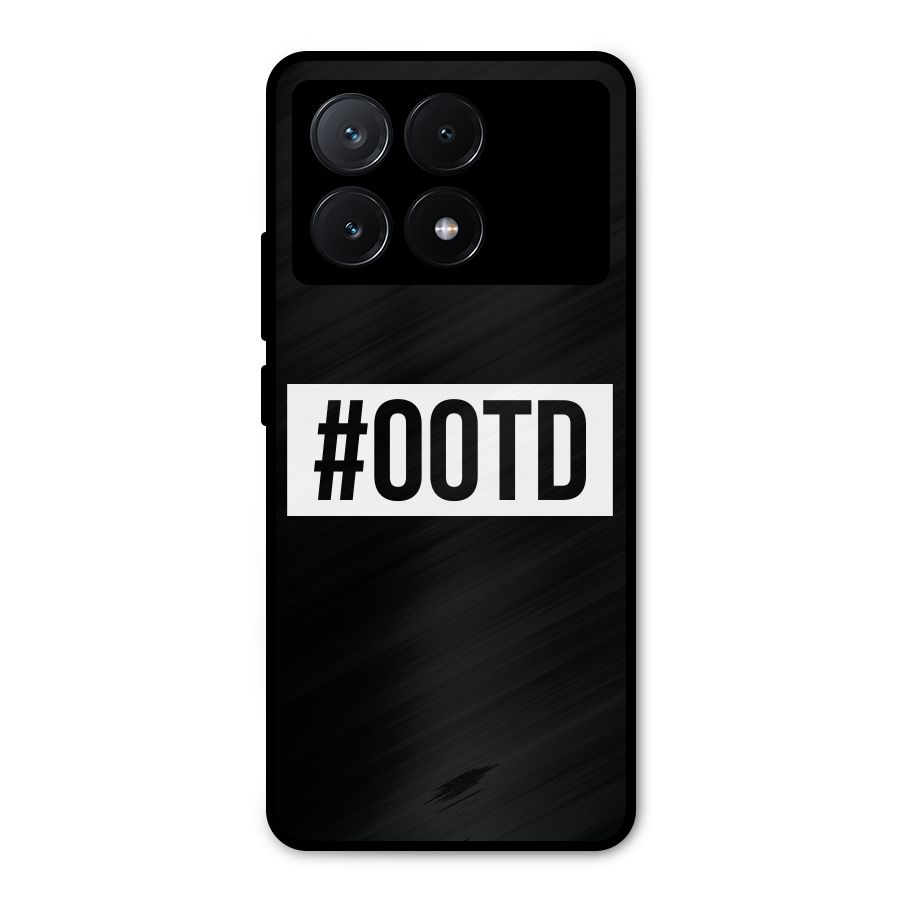 OOTD Metal Back Case for Poco X6 Pro