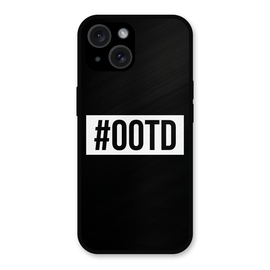 OOTD Metal Back Case for iPhone 15