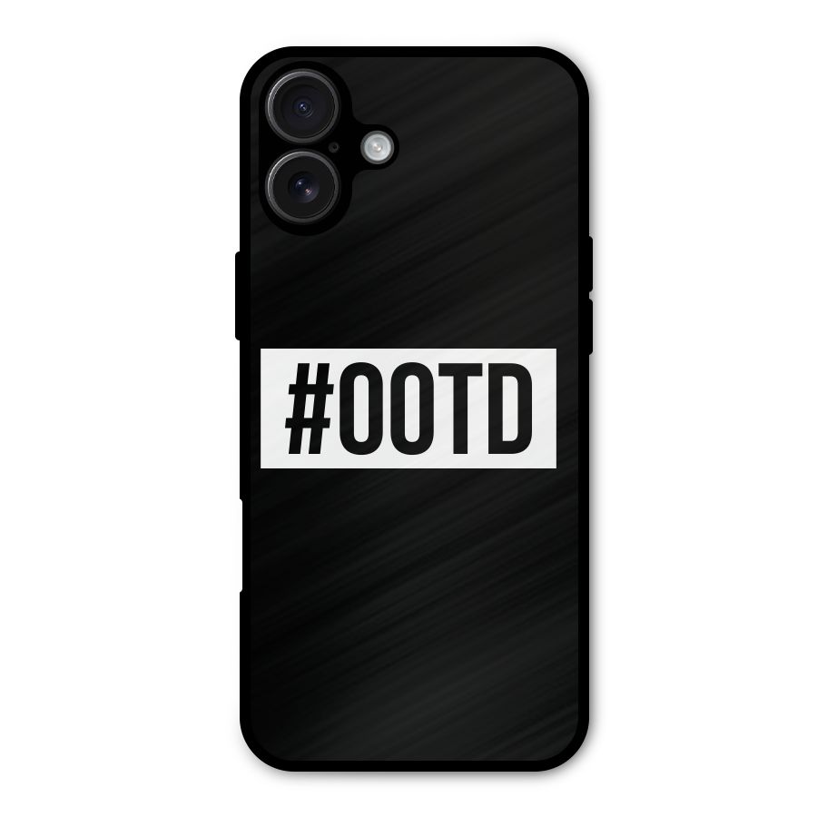 OOTD Metal Back Case for iPhone 16 Plus