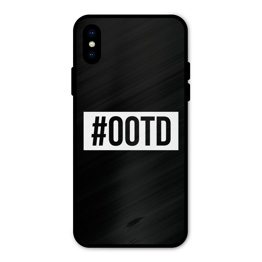 OOTD Metal Back Case for iPhone X