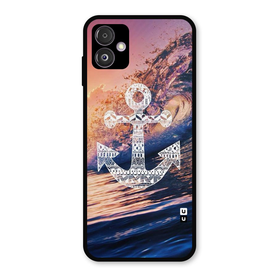 Ocean Anchor Wave Metal Back Case for Galaxy F14
