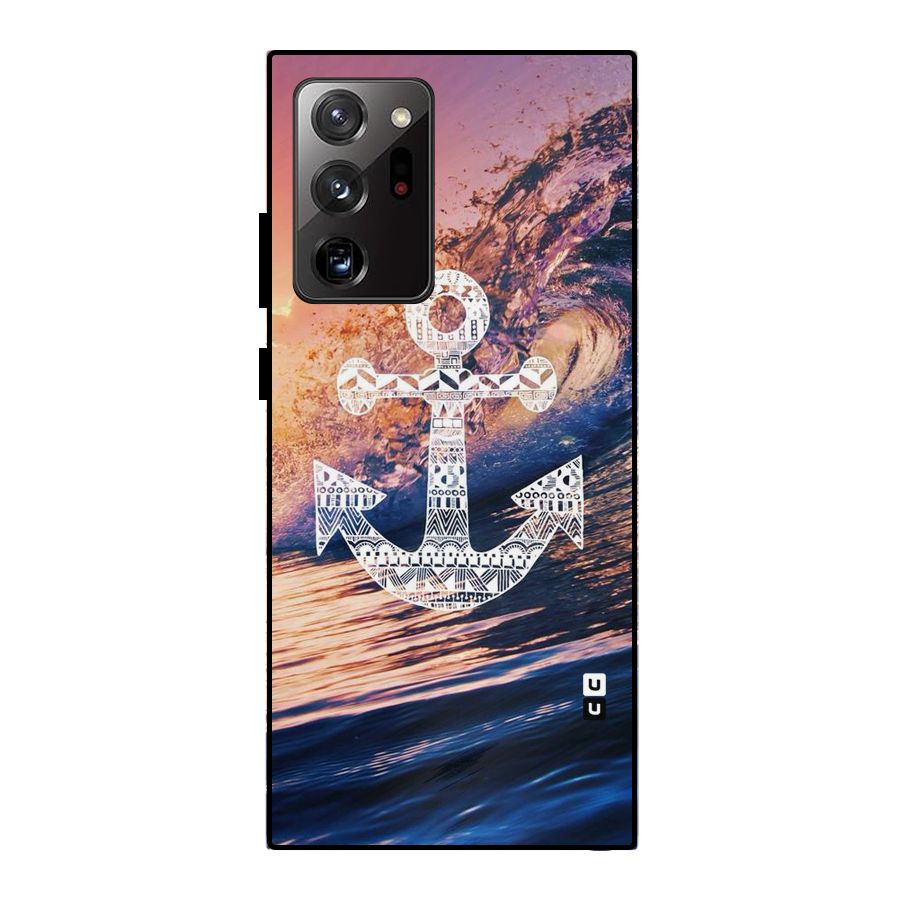 Ocean Anchor Wave Metal Back Case for Galaxy Note 20 Ultra