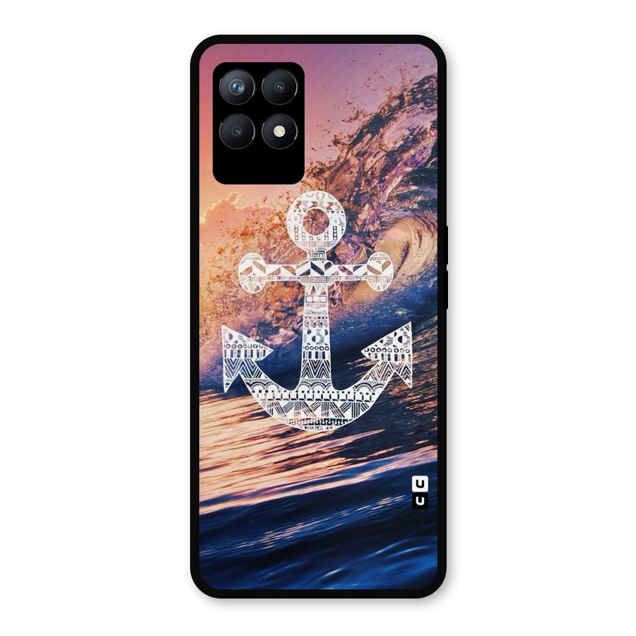 Ocean Anchor Wave Metal Back Case for Realme Narzo 50