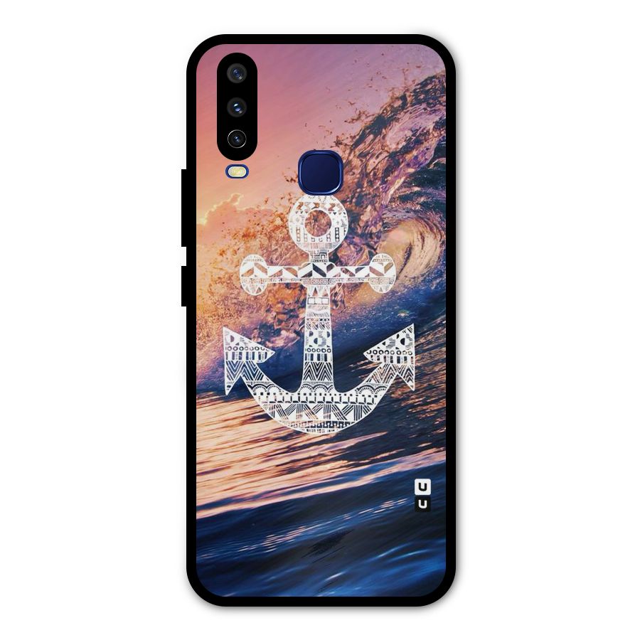 Ocean Anchor Wave Metal Back Case for Vivo V17