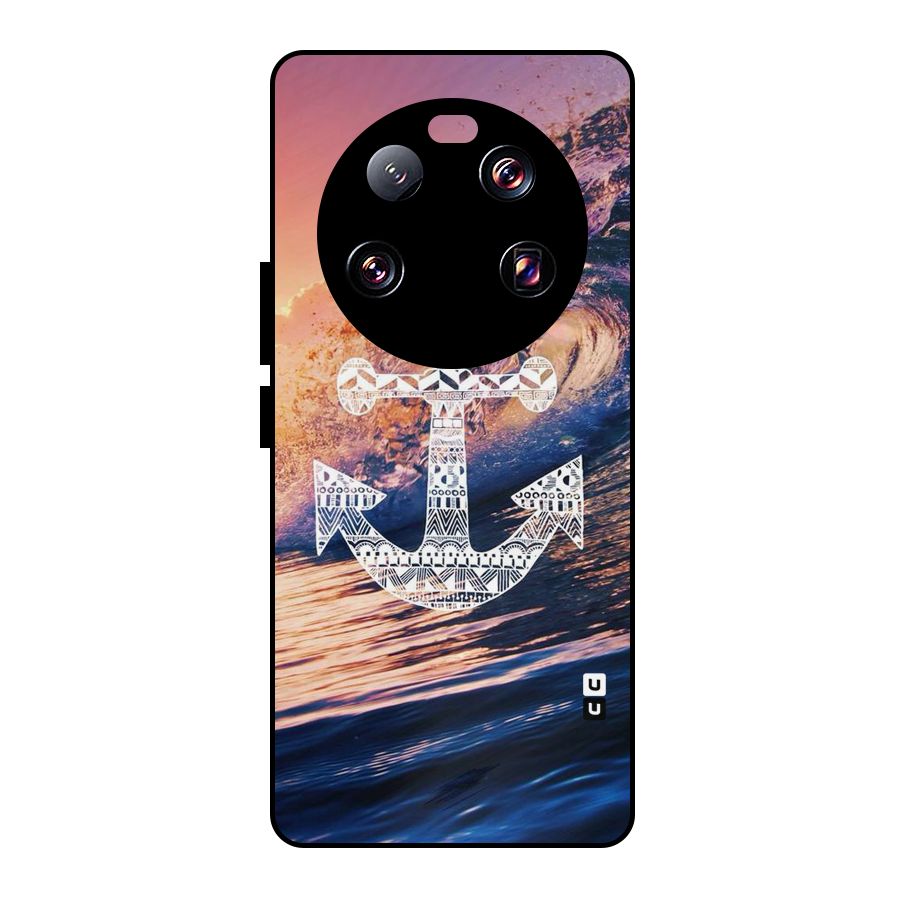 Ocean Anchor Wave Metal Back Case for Xiaomi 13 Ultra